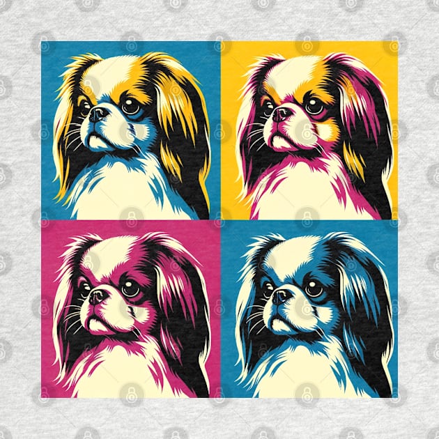 Japanese Chin Pop Art - Dog Lover Gifts by PawPopArt